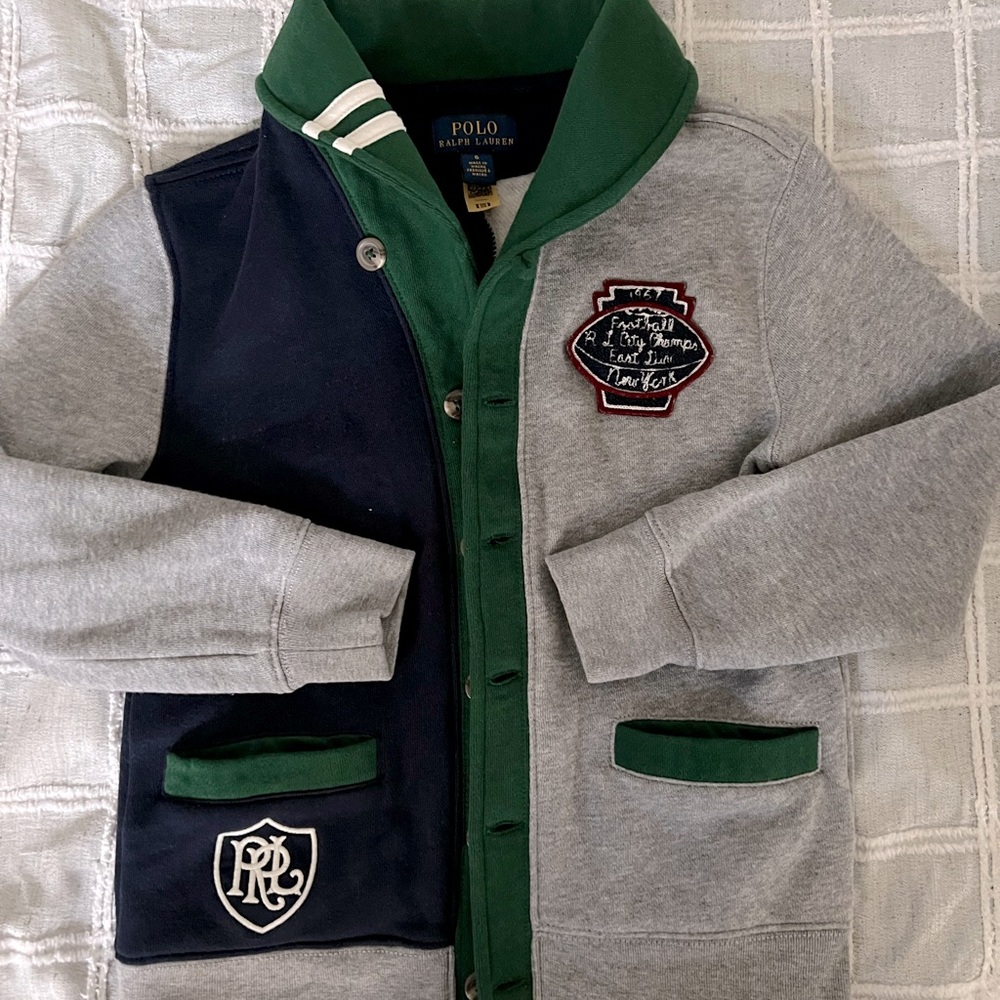 Polo By Ralph Lauren Jersey cardigan.